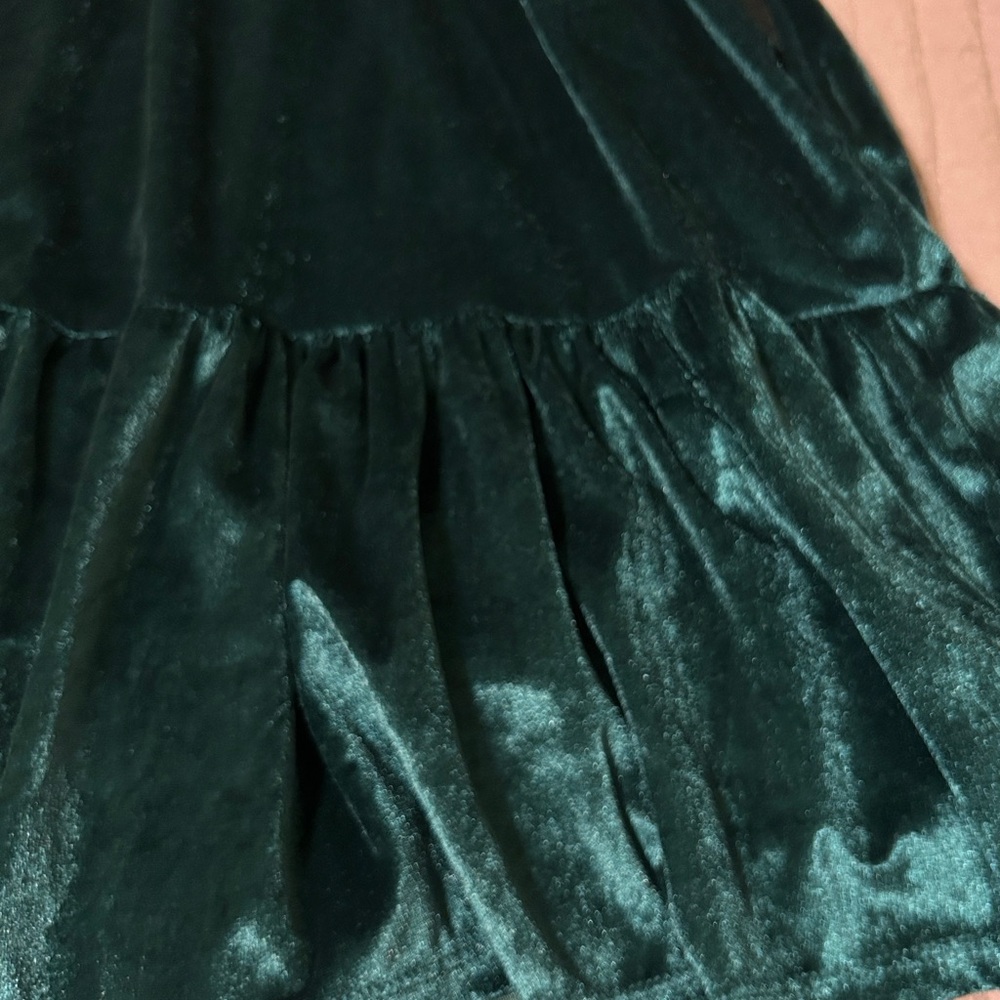NWT Dark Green velvety dress - Picture 8 of 8